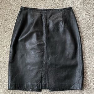 100% Leather Siena collection skirt 6